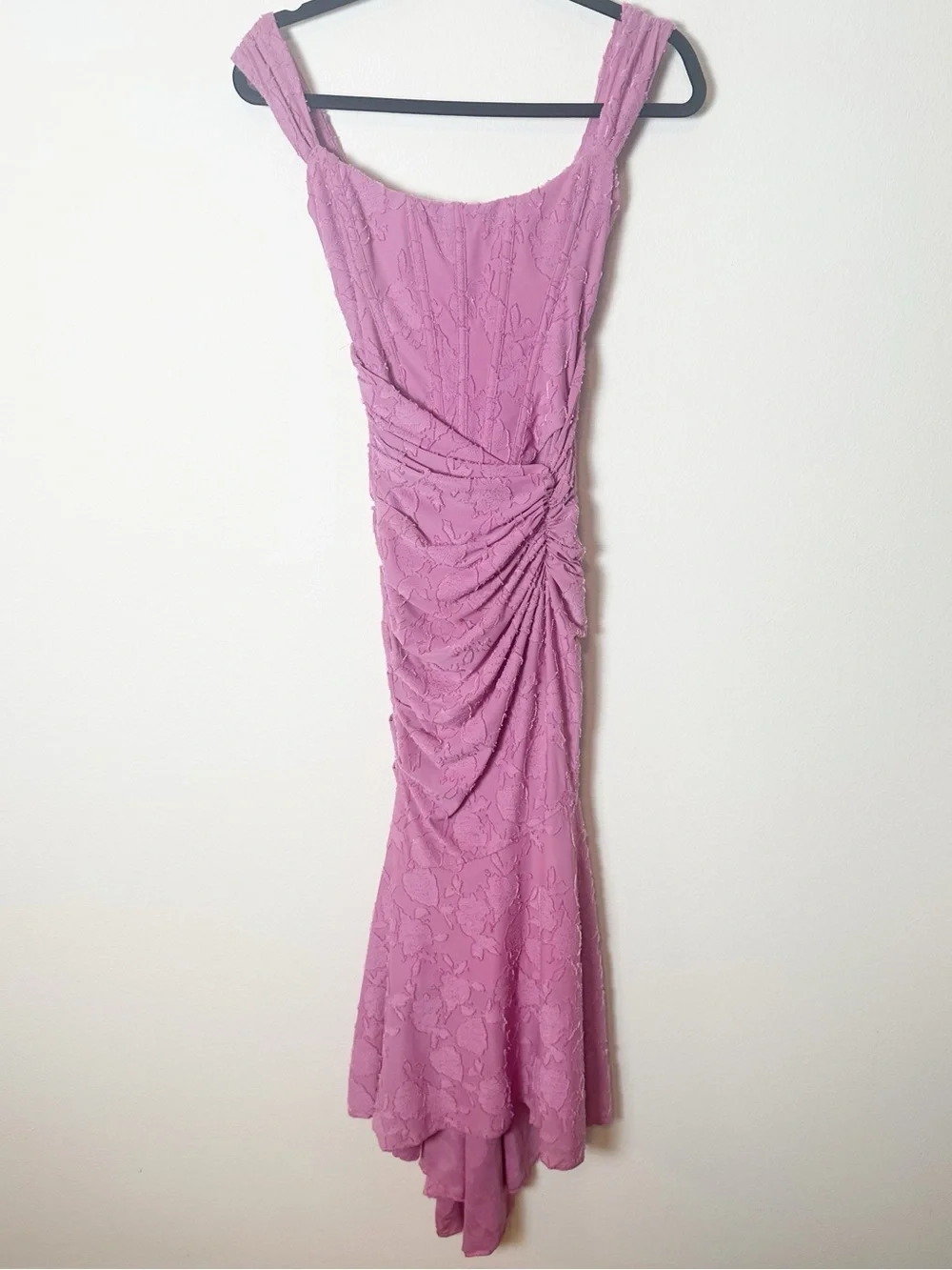 House of CB Cesca Gown Maxi Dress Rose Pink Lilac Corset Extra Small - Picture 5 of 11